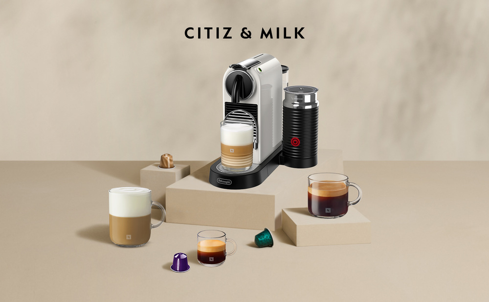 Kapslový kávovar De'Longhi Nespresso CitiZ&Milk EN267.WAE bílý Kapslový kávovar De'Longhi Nespresso CitiZ&Milk EN267.WAE bílý