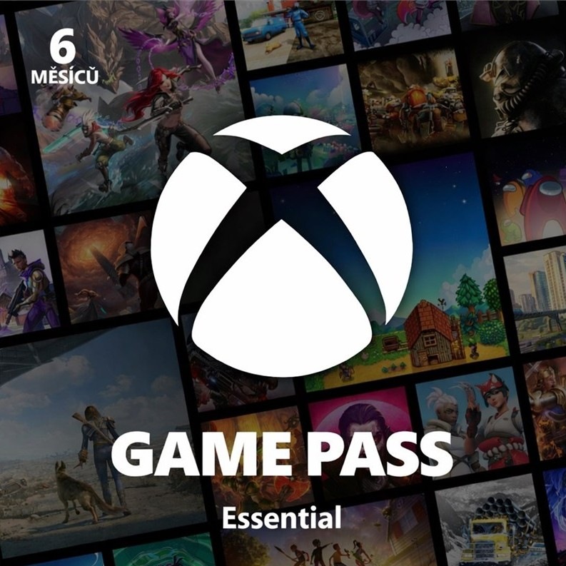 Microsoft Xbox Game Pass Essential - předplatné na 6 měsíců - elektronická licence Microsoft Xbox Game Pass Core - předplatné na 6 měsíců - elektronická licence