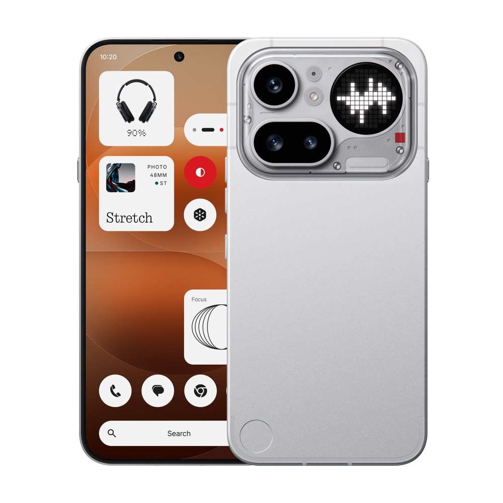 Mobilní telefon Nothing Phone (4a) Pro 5G 12 GB / 256 GB - stříbrný