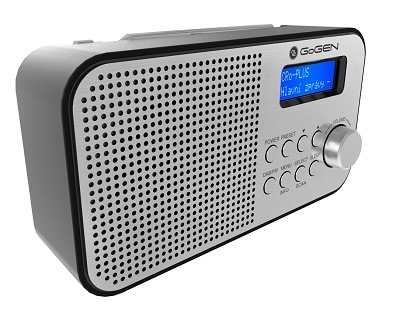 Radiopřijímač s DAB+ GoGEN DAB 300 N stříbrný