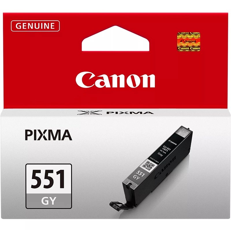 Inkoustová náplň Canon CLI-551 GY, 780 stran šedá