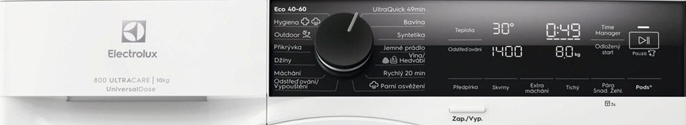 Pračka Electrolux série 800 EW8F4414SUC bílá Pračka Electrolux série 800 EW8F4414SUC bílá