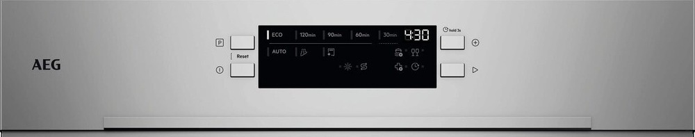 Myčka nádobí AEG série 7000 GT6210D2SNM Ovládací panel TimeSelect myčky AEG GT6210D2SNM série 6000 SmartSelect