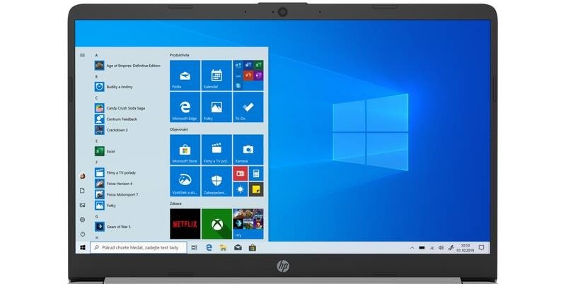 Notebook HP 15s-eq0600nc stříbrný Notebook HP 15s-eq0600nc stříbrný