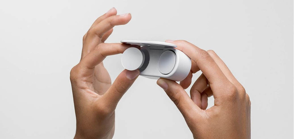 Sluchátka Microsoft Surface Earbuds bílá