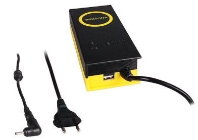 Napájecí adaptér PATONA pro notebooky Acer, ASUS, Samsung, 19V, 4,7A, 90W, konektor 3x1,1mm, výstup USB