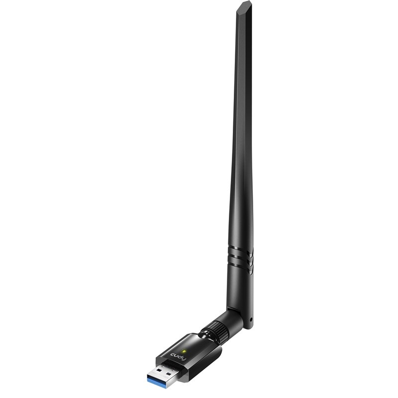 Wi-Fi adaptér Cudy WU1400 AC1300 Wi-Fi USB 3.0 černý