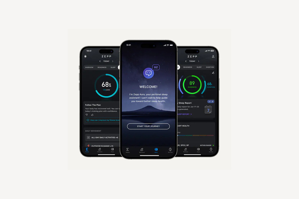 Chytré hodinky Amazfit Active 2 Premium NFC (Round) s koženým řemínkem černé