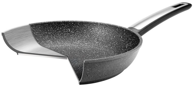 Pánev palačinková Tescoma i-Premium Stone 26 cm černá Pánev palačinková Tescoma i-Premium Stone 26 cm černá