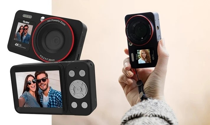 Digitální fotoaparát Rollei Compactline 64 Dual Screen černý