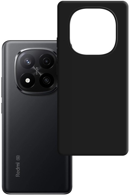 Kryt na mobil 3mk Matt Case na Xiaomi Redmi Note 15 5G v černém provedení