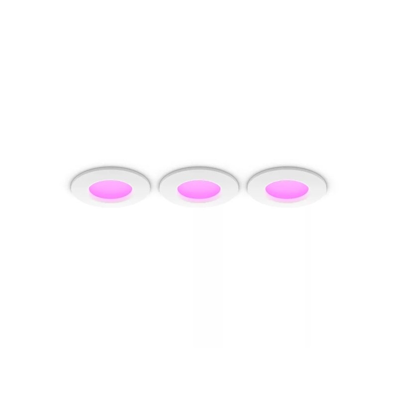 Vestavné svítidlo Philips Hue WCA Slim Recessed Light S (3ks) bílé