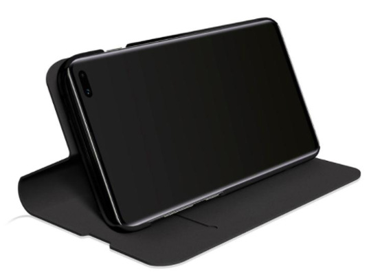 Pouzdro na mobil flipové Black Rock Flex Carbon Booklet na Samsung Galaxy A51 černé