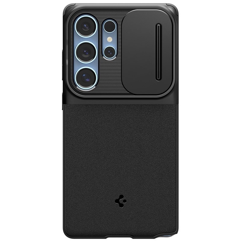 Kryt na mobil Spigen Optik Armor na Samsung Galaxy S25 Ultra černý