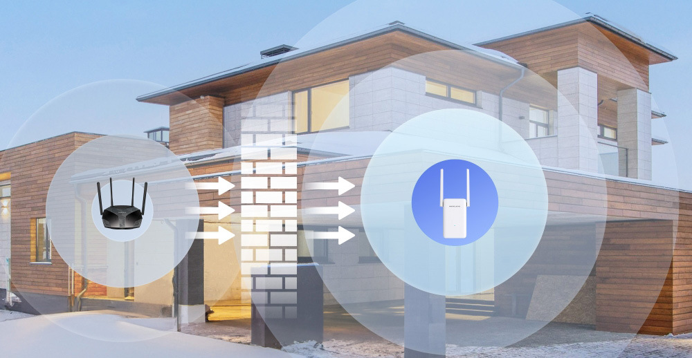 Wi-Fi extender Mercusys ME80X AX3000 bílý