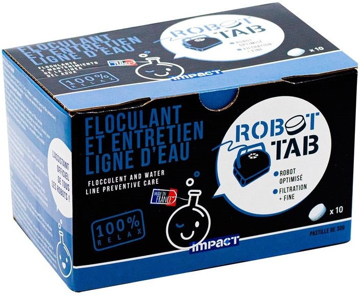Bazénová chemie Impact RobotTab Floculant 10x 40 g