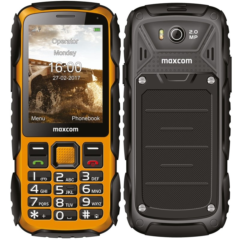 Mobilní telefon MaxCom Strong MM920 L žlutý
