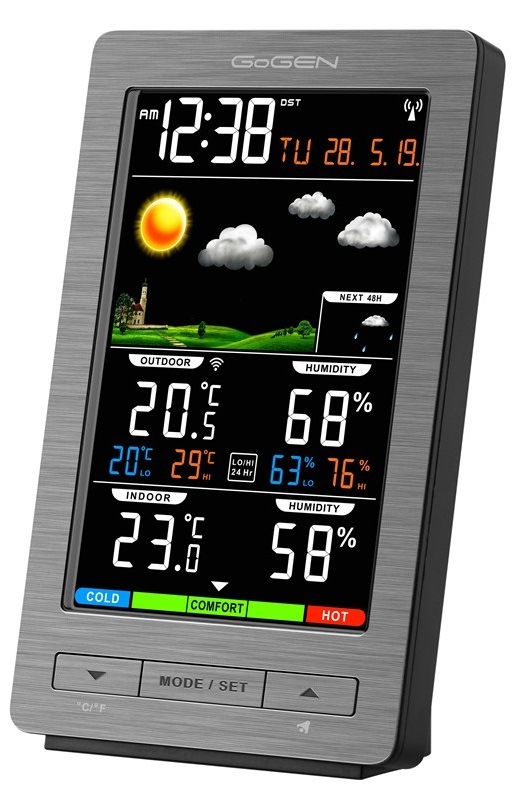 Meteorologická stanice GoGEN ME 2930 šedá
