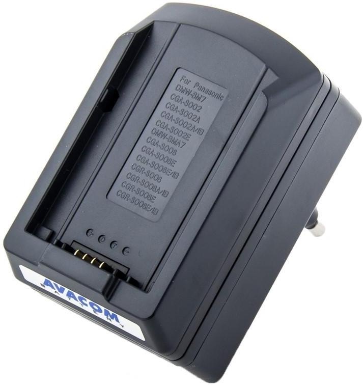 Nabíječka Avacom ACM77 Panasonic S-002 / S-006 šedá