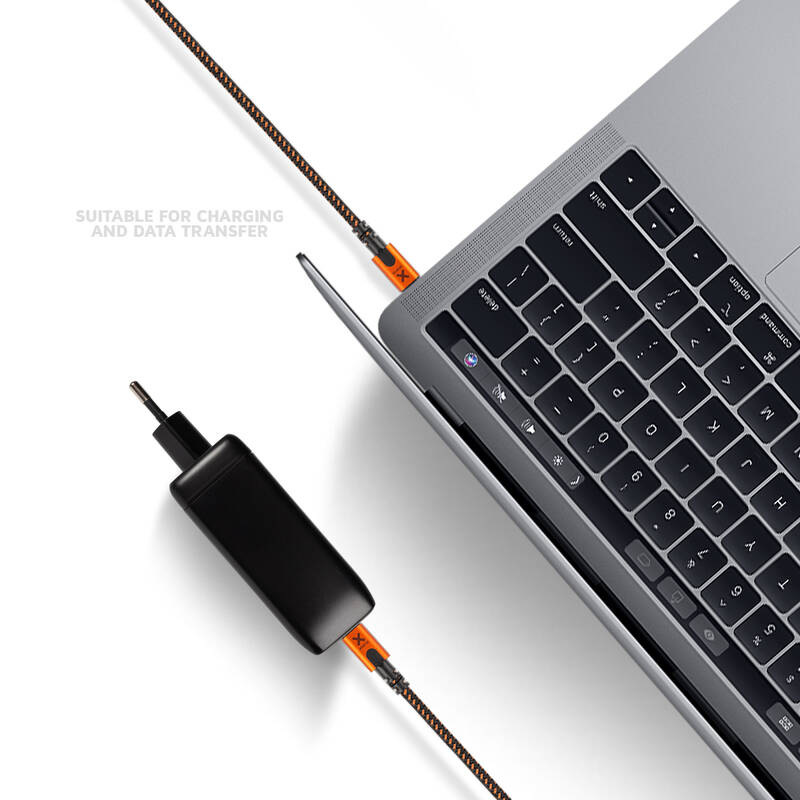 Kabel Xtorm Xtreme USB/Lightning, 1,5m černý/oranžový
