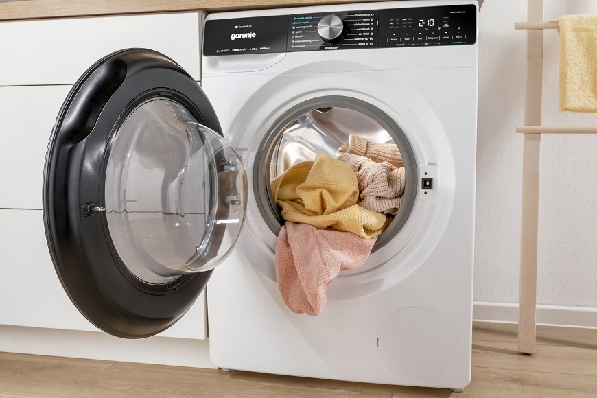 Pračka Gorenje Advanced WSAP84AWI bílá Pračka Gorenje WSAP84AWI, Hladká dvířka