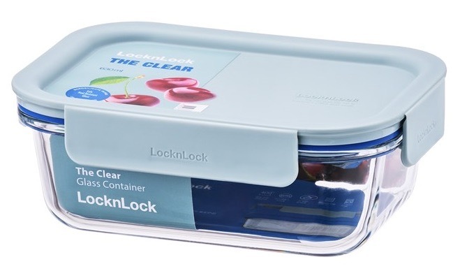 Dóza na potraviny Lock&lock CLEAR 630 ml sklo