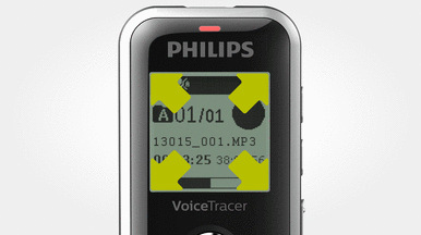 Diktafon Philips DVT2050 stříbrný