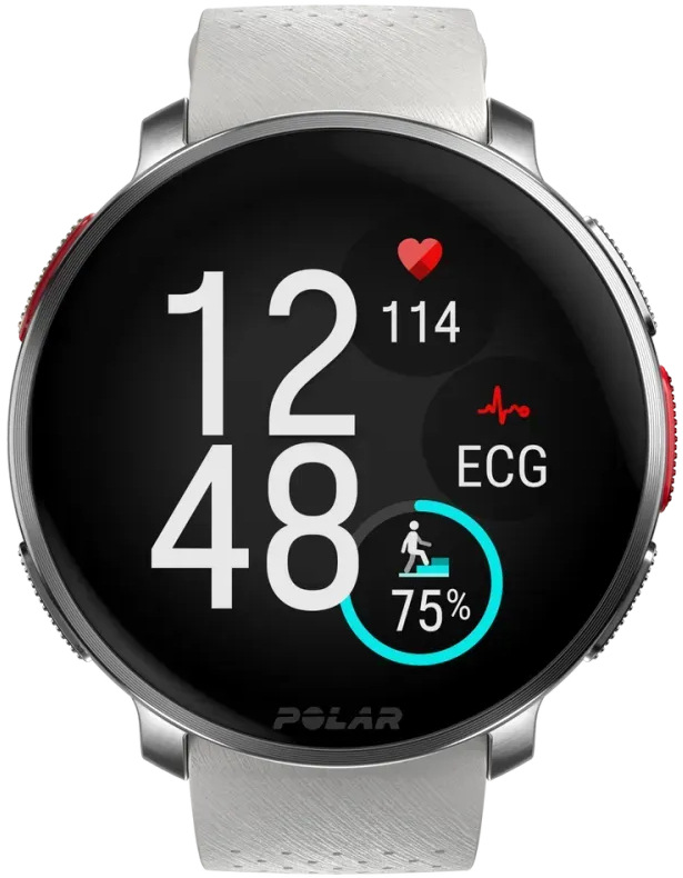 Polar Vantage V3 vel. S–L, bílá/oranžová
