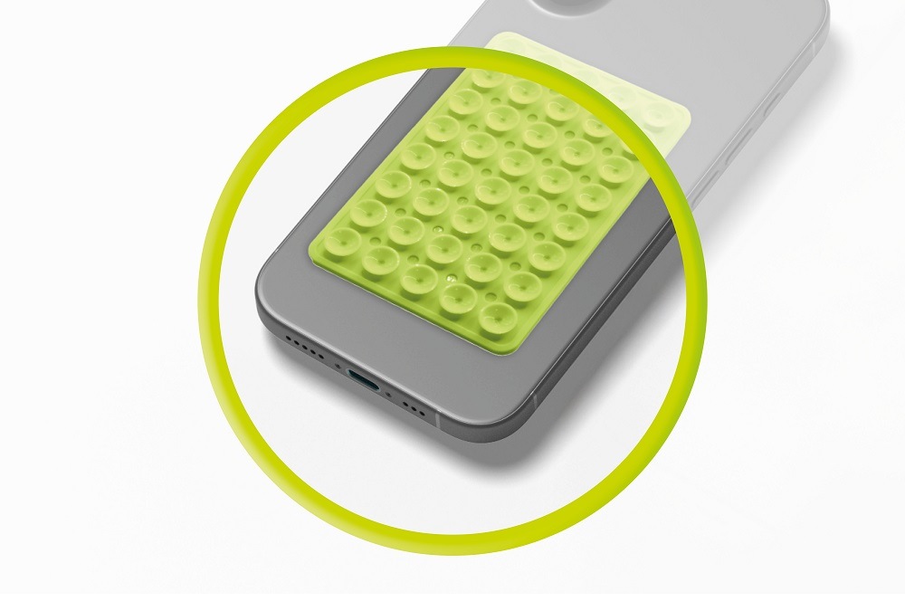 Držák na mobil Mobile Origin Sticker Phone Mount O1 zelený
