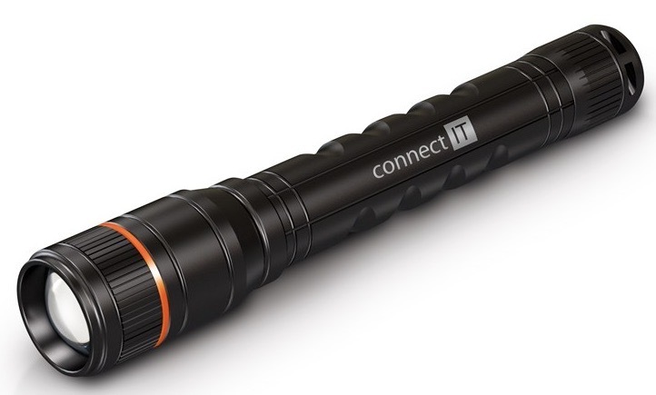Svítilna Connect IT se světelným tokem 300 lumenů, černá barva