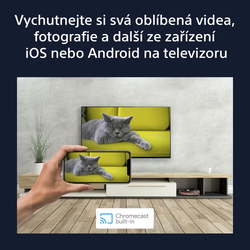 Televize Sony KD-75X81K Televize Sony KD-75X81K, Chromecast built-in