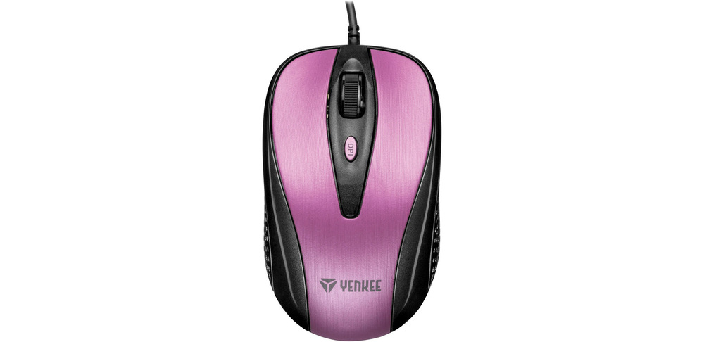 Myš YENKEE YMS 1025PK USB Quito růžová YENKEE YMS 1025PK USB Quito