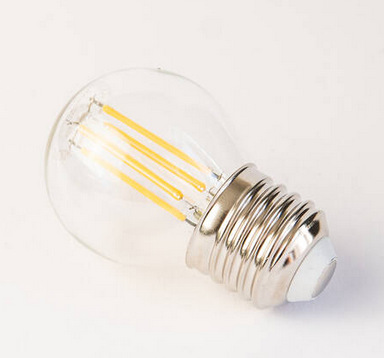 Žárovka LED Tesla Lightning filament miniglobe, E27, 4,2W, teplá bílá Tesla filament miniglobe, E27, 4,2W, teplá bílá (MG274227-1)