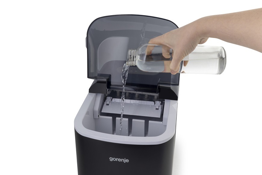 Výrobník ledu Gorenje IMDW1500B černý Výrobník ledu Gorenje IMDW1500B, černá, zásobník na vodu