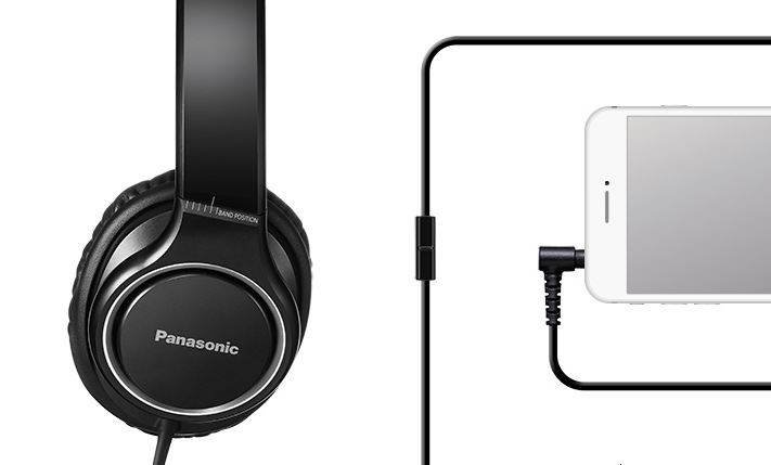 Sluchátka Panasonic RP-HD6ME-K černá Sluchátka Panasonic RP-HD6ME-K černá