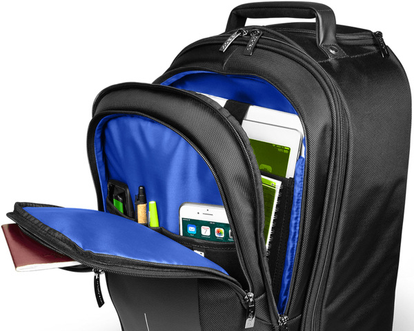 Batoh na notebook PORT DESIGNS Chicago Evo Trolley na 15,6" a 10,1" tablet černý