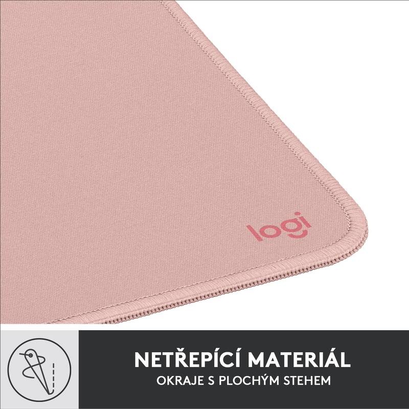 Podložka pod myš Logitech Mouse Pad Studio Series, 20 x 23 cm růžová Podložka pod myš Logitech Mouse Pad Studio Series, 20 x 23 cm růžová