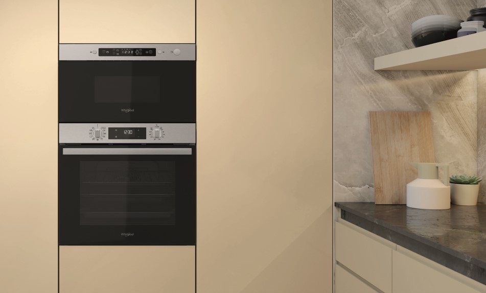 Mikrovlnná trouba Whirlpool New Actual MBNA920X nerez Vestavná mikrovlnná trouba Whirlpool New Actual MBNA920X, nerez, design Actual
