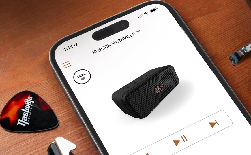 Přenosný reproduktor Klipsch Nashville černý