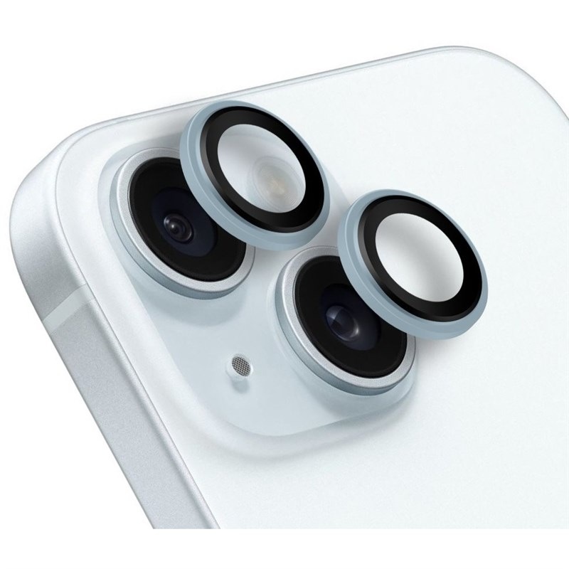 Ochranné sklo čočky fotoaparátu Obal:Me Lens Protector na Apple iPhone 15/15 Plus fialové