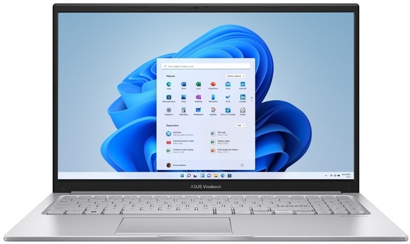 Notebook Asus Vivobook 15, stříbrná barva