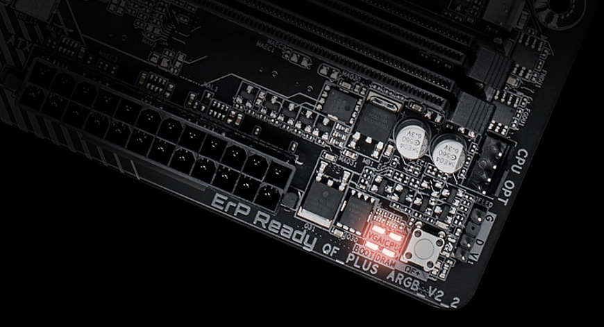 Detail spodní části desky Gigabyte B860M EAGLE s konektory a čipsetem