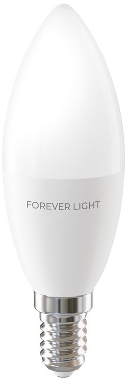 Žárovka LED Forever E14, svíčka, 8,5W vyzařuje neutrální bílé světlo