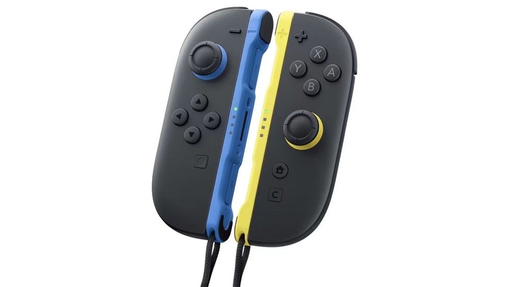 Bezdrátový ovladač Nintendo Joy-Con 2 Pair, černá/modrá/žlutá