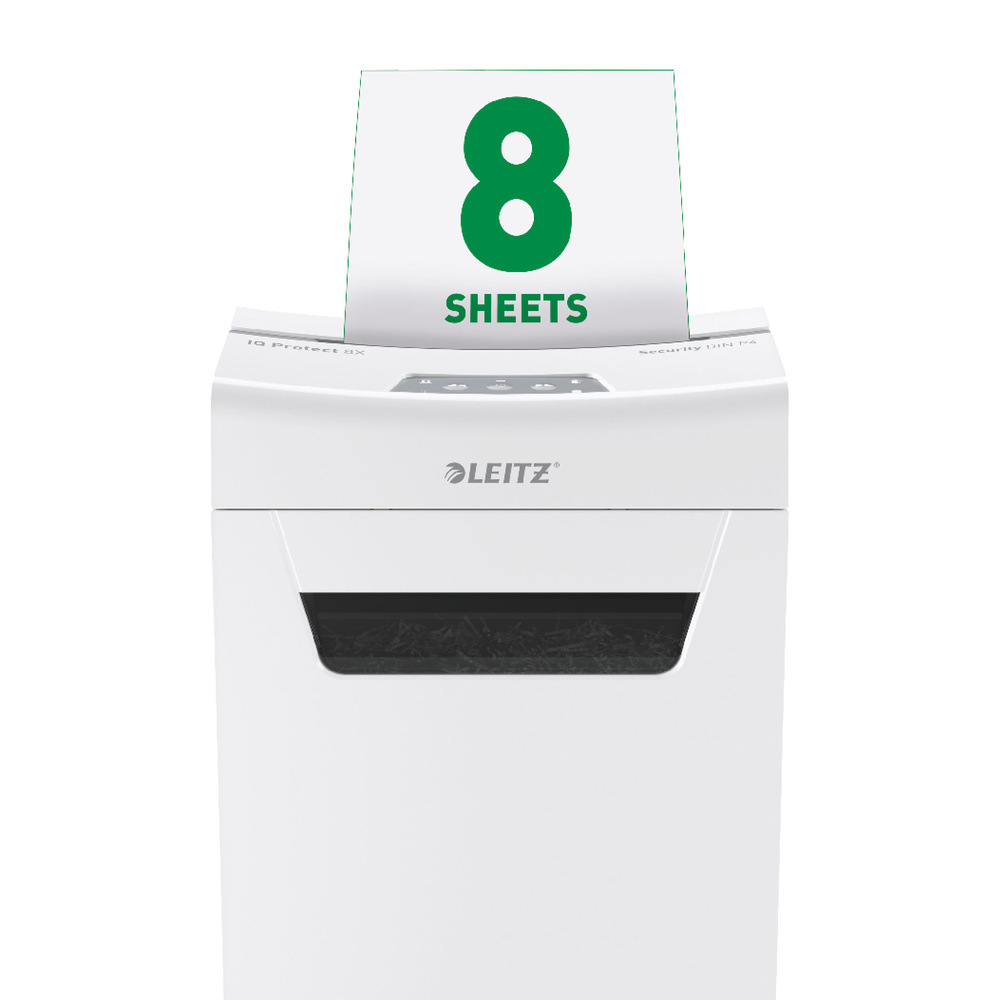 Skartovač Leitz IQ Protect 8X P4 Skartovač Leitz IQ Protect 8X P4