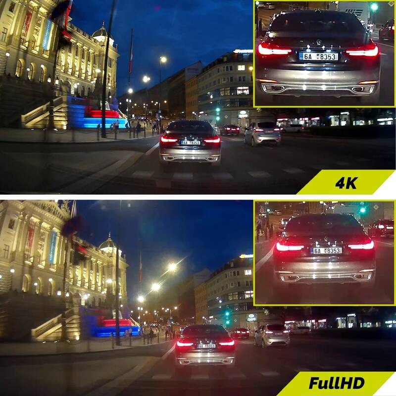 Autokamera TrueCam M11 GPS 4K černá