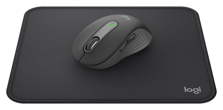 Myš Logitech Signature M650 + podložka Mouse Pad Studio grafitová Praktická sada myši Logitech Signature M650 a podložky Mouse Pad Studio Series