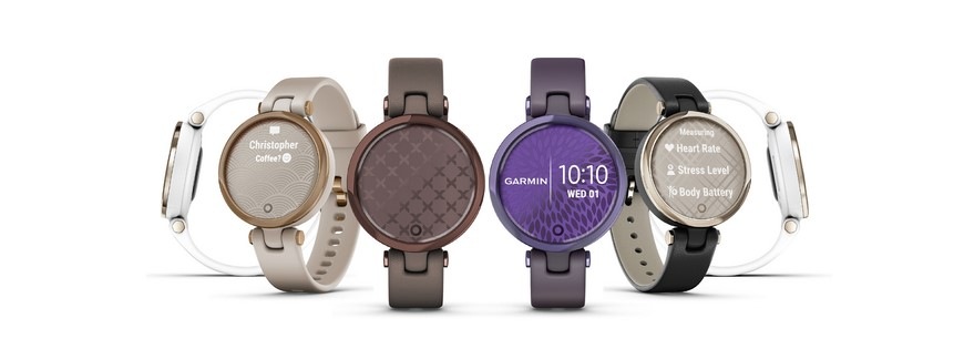 Chytré hodinky Garmin Lily Sport Rose Gold / Light Sand Silicone Band Chytré hodinky Garmin Lily Sport Rose Gold / Light Sand Silicone Band