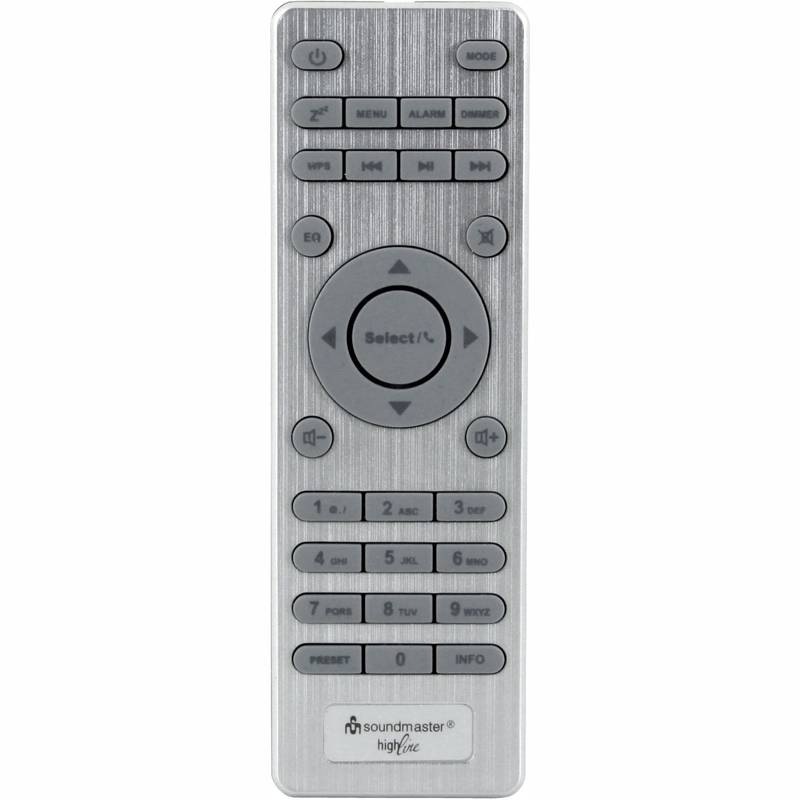 Internetový radiopřijímač s DAB+ Soundmaster IR3300SI stříbrný Internetový radiopřijímač s DAB+ Soundmaster IR3300SI stříbrný