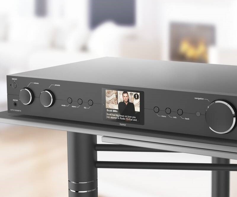 Internetový radiopřijímač s DAB+ Hama DIT2105SBTX černý Internetový radiopřijímač s DAB+ Hama DIT2105SBTX černý